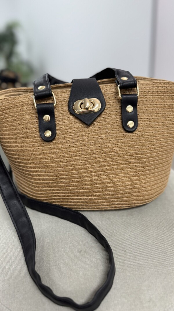 BOLSO RAFIA NEGRO