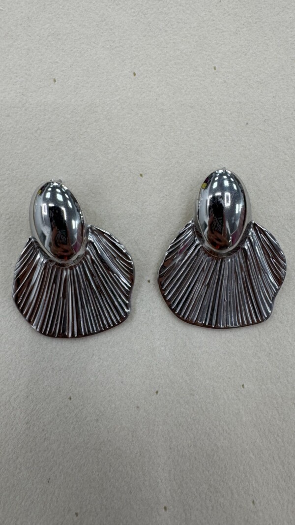 PENDIENTE VIOLETA PLATA