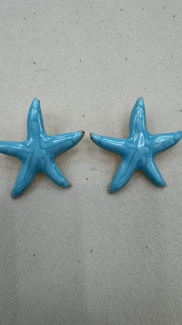 PENDIENTE ESTRELLA AZUL