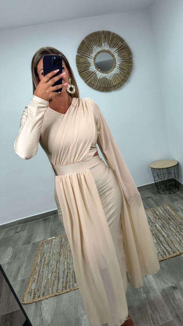 VESTIDO TENA BEIGE