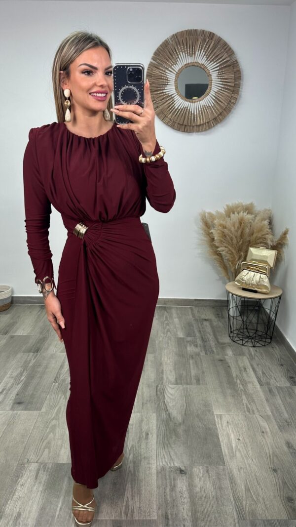 VESTIDO CLAUDIA BURDEO