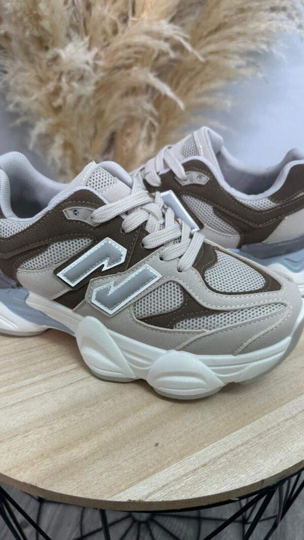 BOTINES NEW BEIGE-GRIS