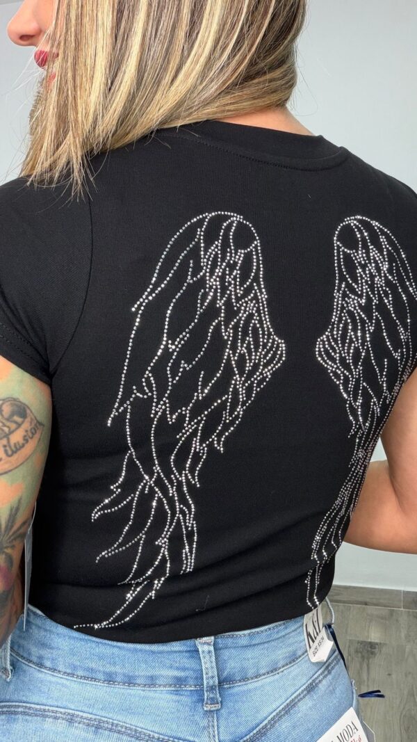 CAMISETA ANGEL NEGRA
