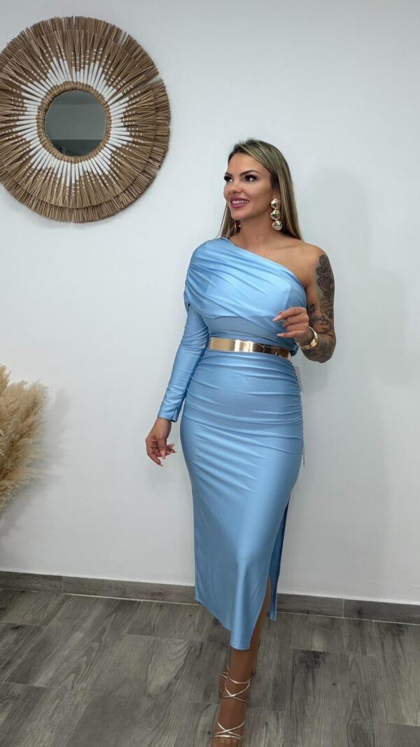 VESTIDO ESMERALDA CELESTE