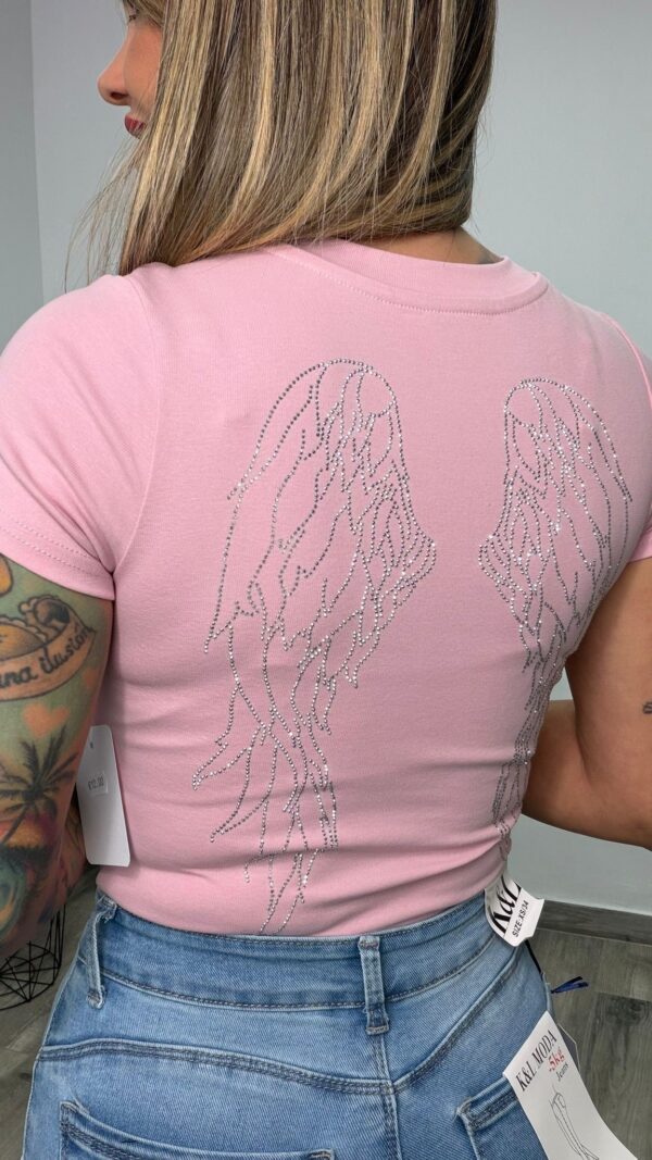 CAMISETA ANGEL ROSA