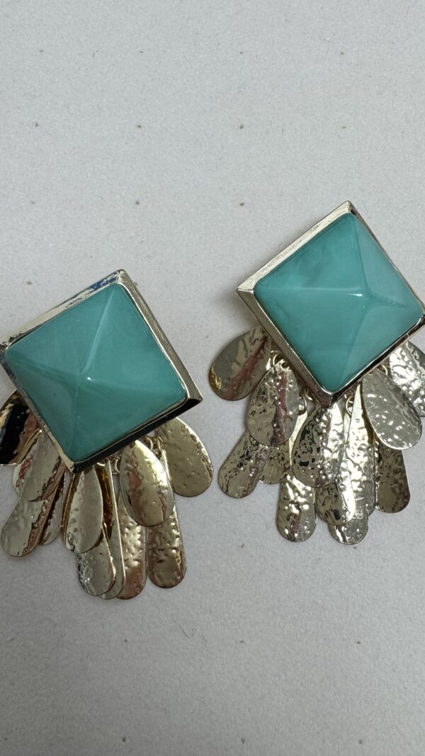 PENDIENTE TENA VERDE JABONOSO