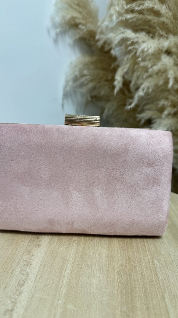 CARTERA ROSA PALO TERCIOPELO