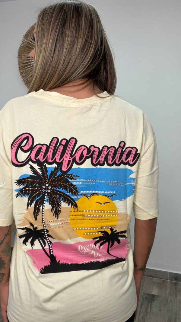CAMISETA CALIFORNIA AMARILLO