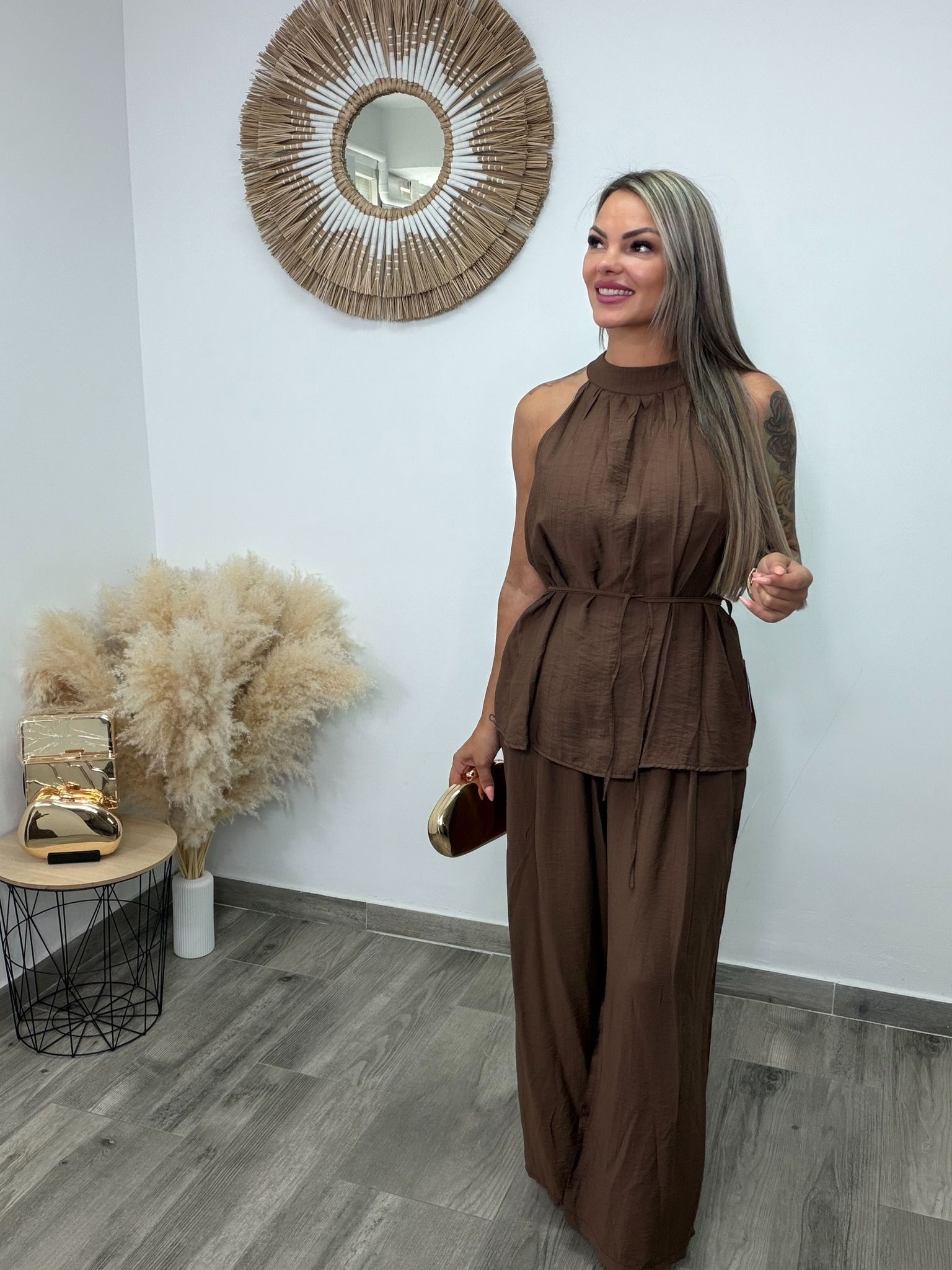 CONJUNTO SOFIA CHOCOLATE