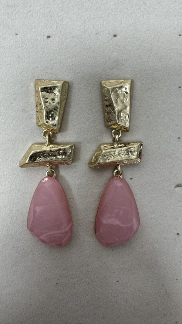 PENDIENTE TUNEZ ROSA